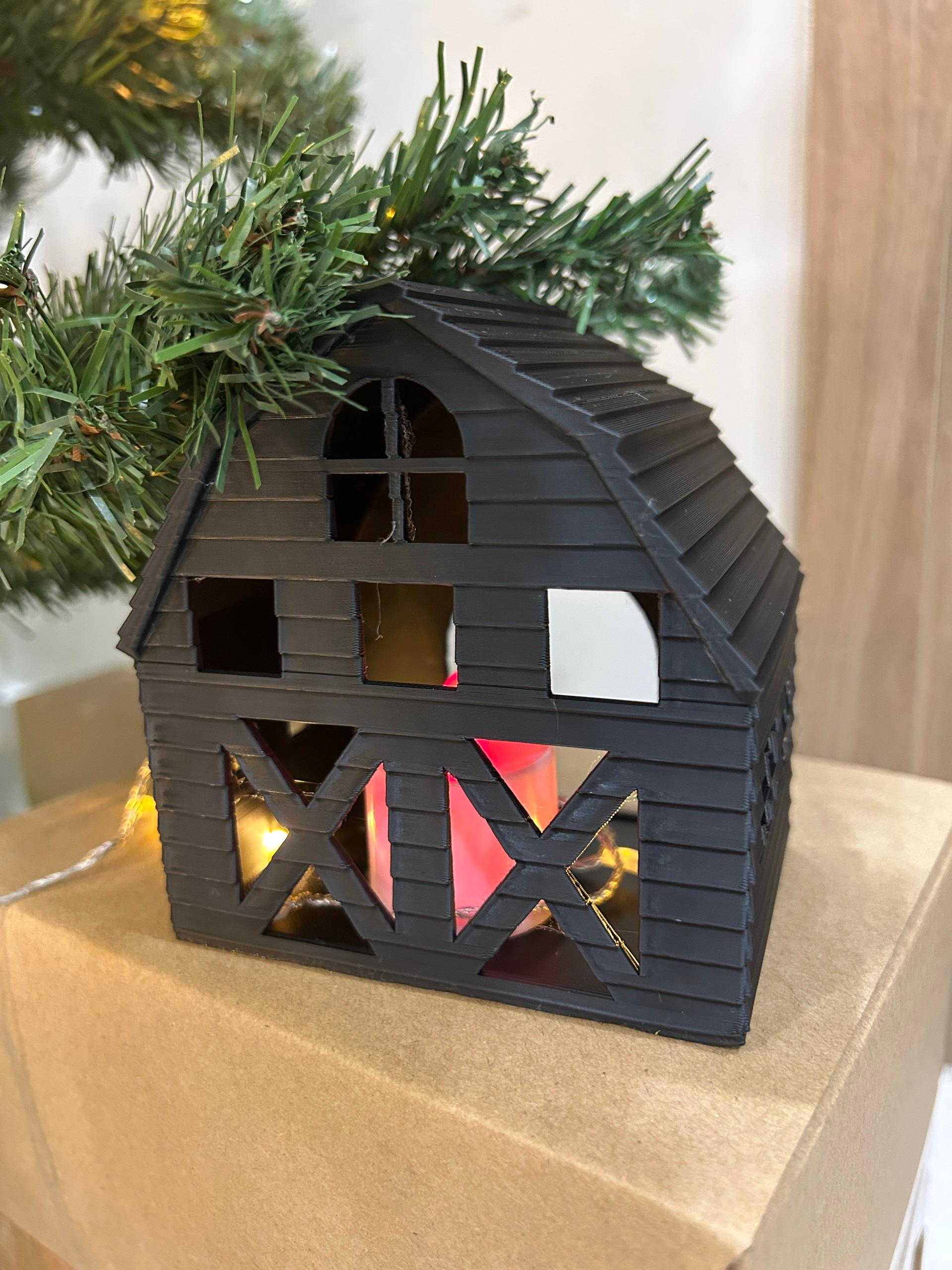 Christmas Barn 3d model