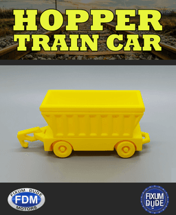 Fixum Dude Motors PiP Hopper Train Car 3d model