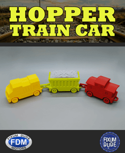 Fixum Dude Motors PiP Hopper Train Car 3d model