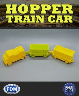 Fixum Dude Motors PiP Hopper Train Car 3d model