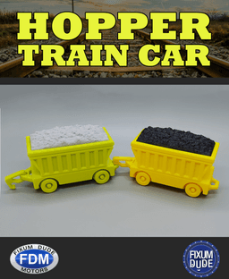 Fixum Dude Motors PiP Hopper Train Car 3d model