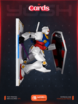 Gundam Card 3D Printer STL File 3d model
