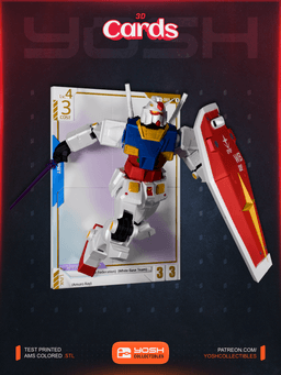 Gundam Card 3D Printer STL File 3d model