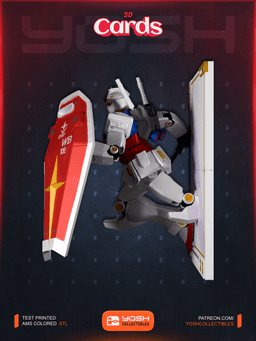 Gundam Card 3D Printer STL File 3d model