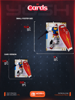 Gundam Card 3D Printer STL File 3d model