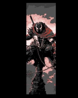Fan Art Hueforge Designed Bookmarks of the Comic Character Spawn 3d model