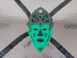 Tribal Masks – Multi-Layer Wall Art (Set of 6) 3d model