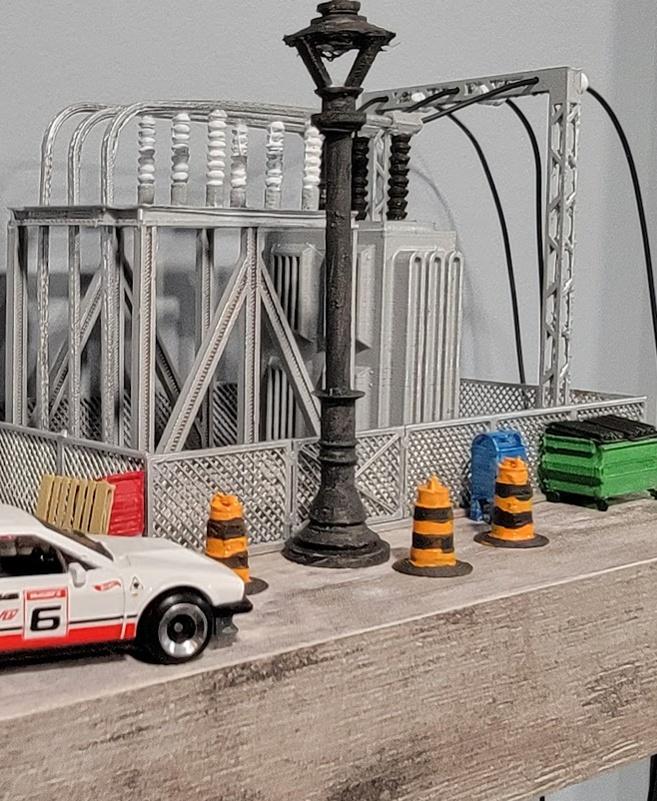 1:64 Scale Traffic Barrel 3d model