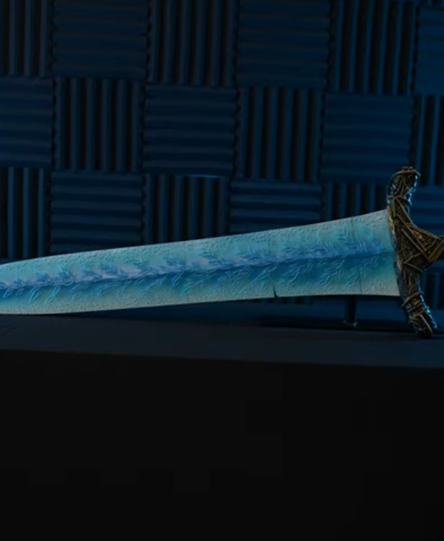 Dark Moon Greatsword (3D Printable) 3d model