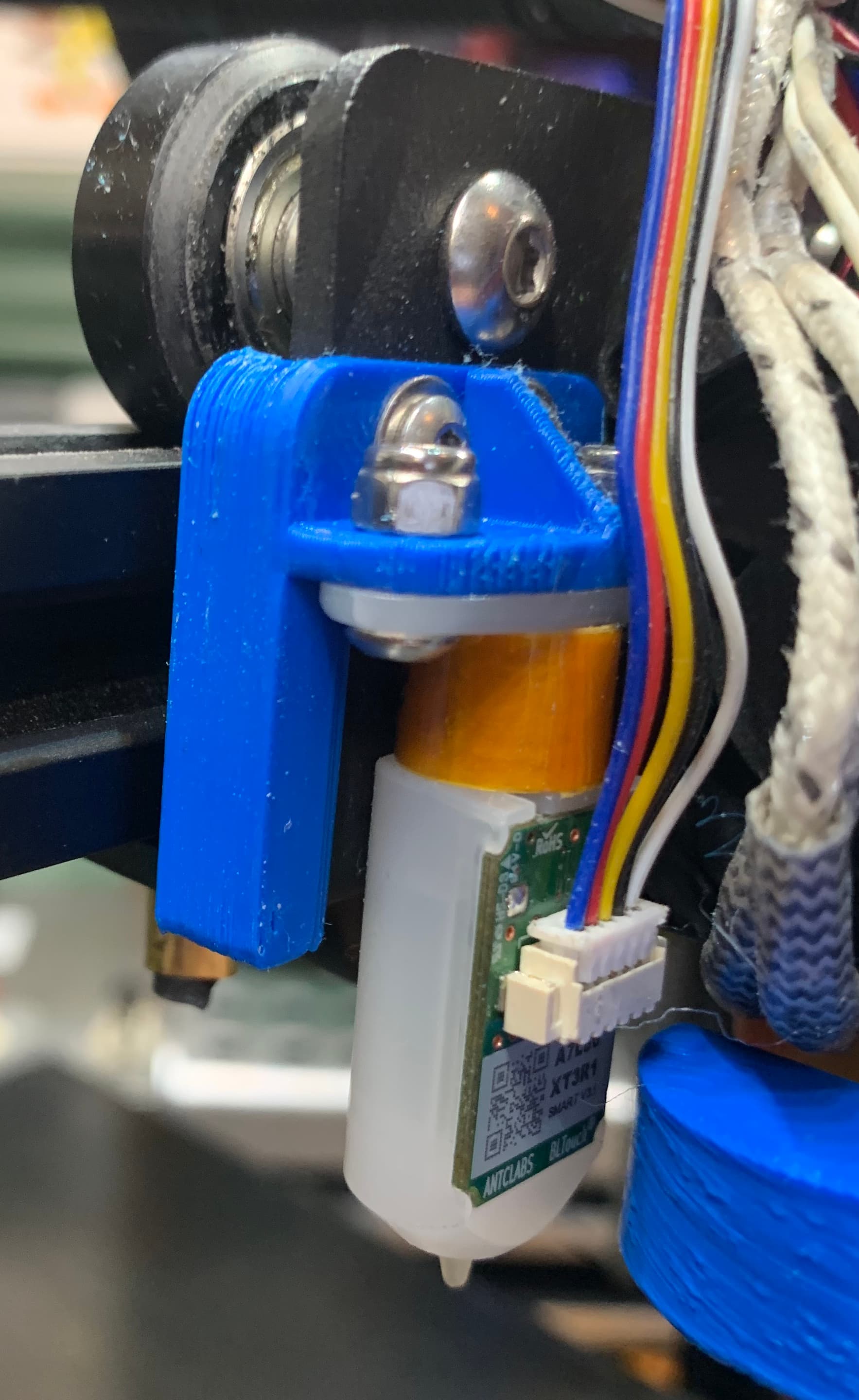 Extended X carriage X-stop Spacer.step 3d model