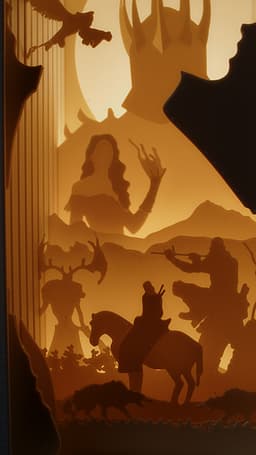 Witcher Book Nook 3d model