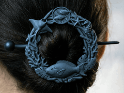 Hair_Brooch_005.3mf 3d model