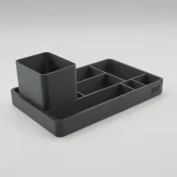 Modern Design Office Organizer Tray & Pencil Cup 3d model