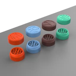 Grinder Set 3D, 4 pcs. Grinder Bundle, 3D Herb Spice Crusher, Cute Grinder Set, Cute Weed Grinder 3d model