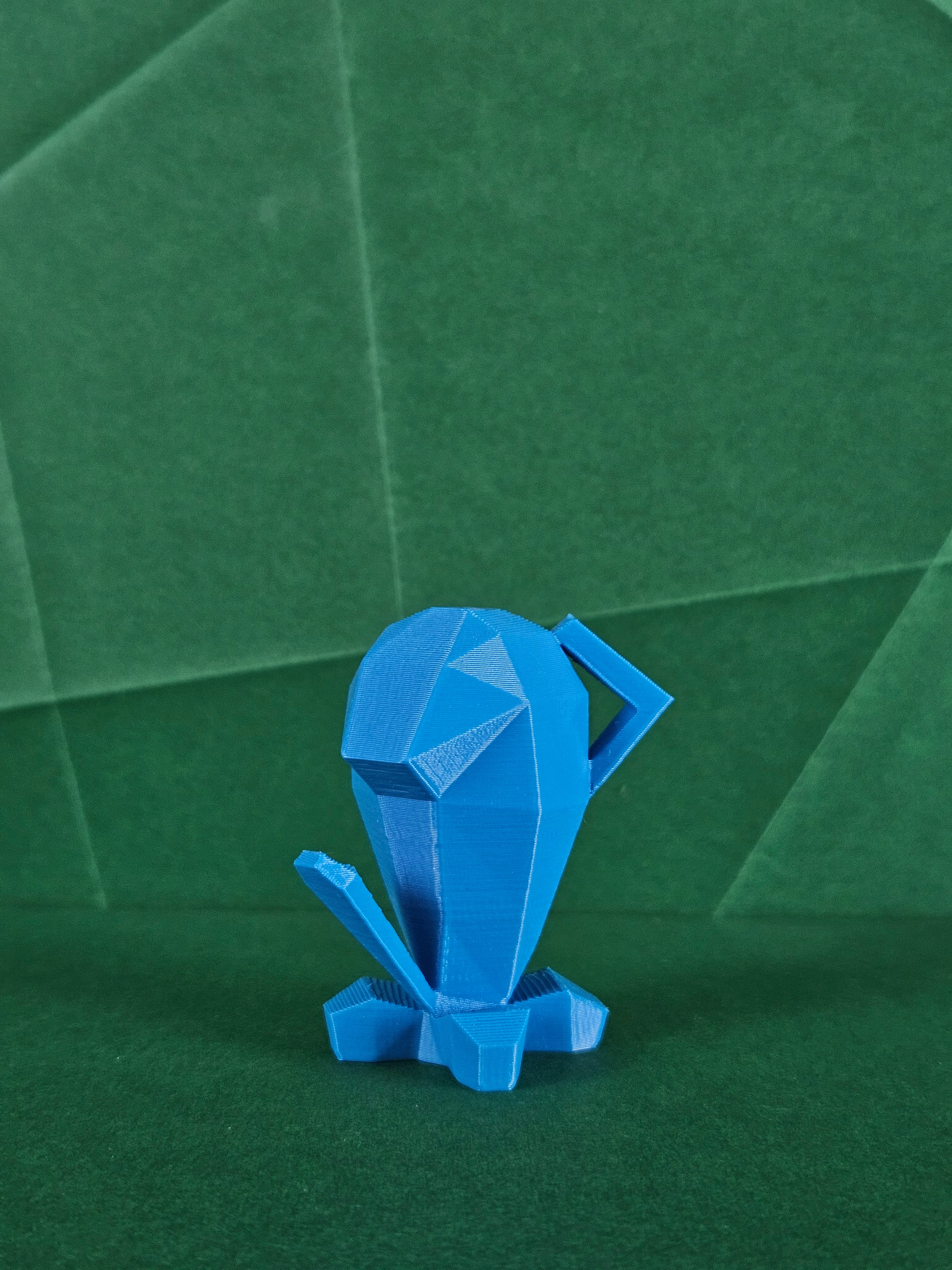 Wobbuffet Low Poly Pokemon 3d model