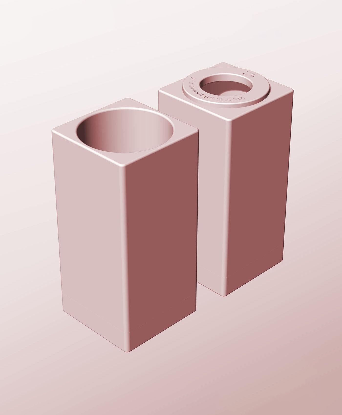 CS68-160-P Stackable pierced component box for creative makers 3d model