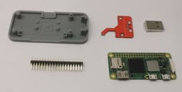 Easy Soldering Stand For Raspberry Pi Zero + USB Stem - (Resin) 3d model