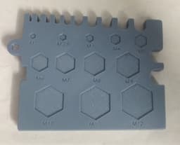 Screw & Nuts Measuring Device M2 - M12 70 mm 3d model