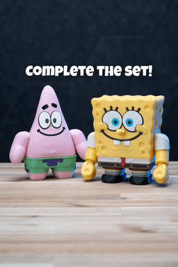 Patrick Chunk - Spongebob Squarepants Kit | No Supports, No AMS, No Glue 3d model