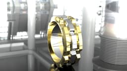 Mechanical Interlocking Band 3d model