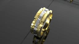 Mechanical Interlocking Band 3d model