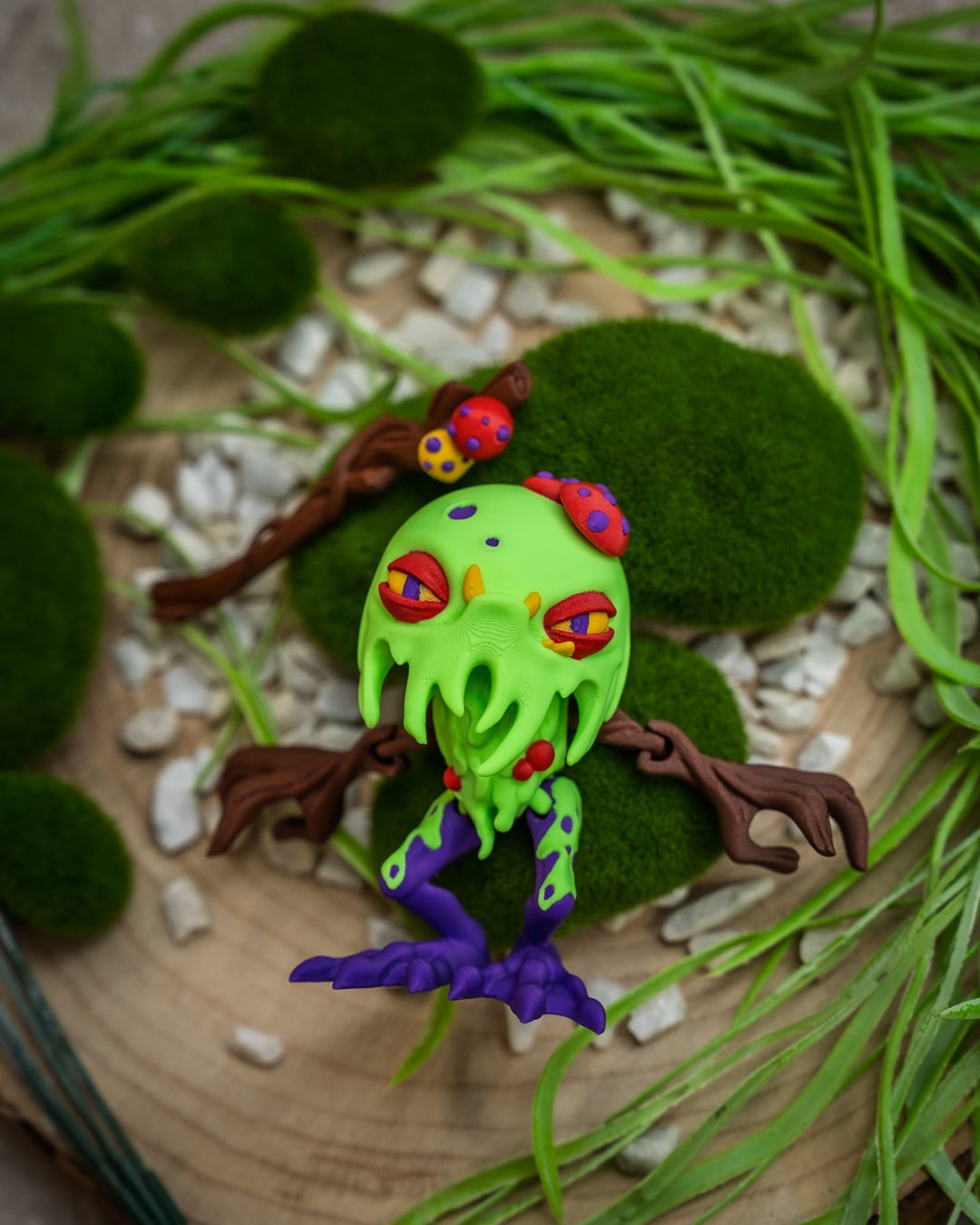 Articulated Swamp Monster 3d model