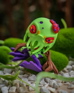 Articulated Swamp Monster 3d model