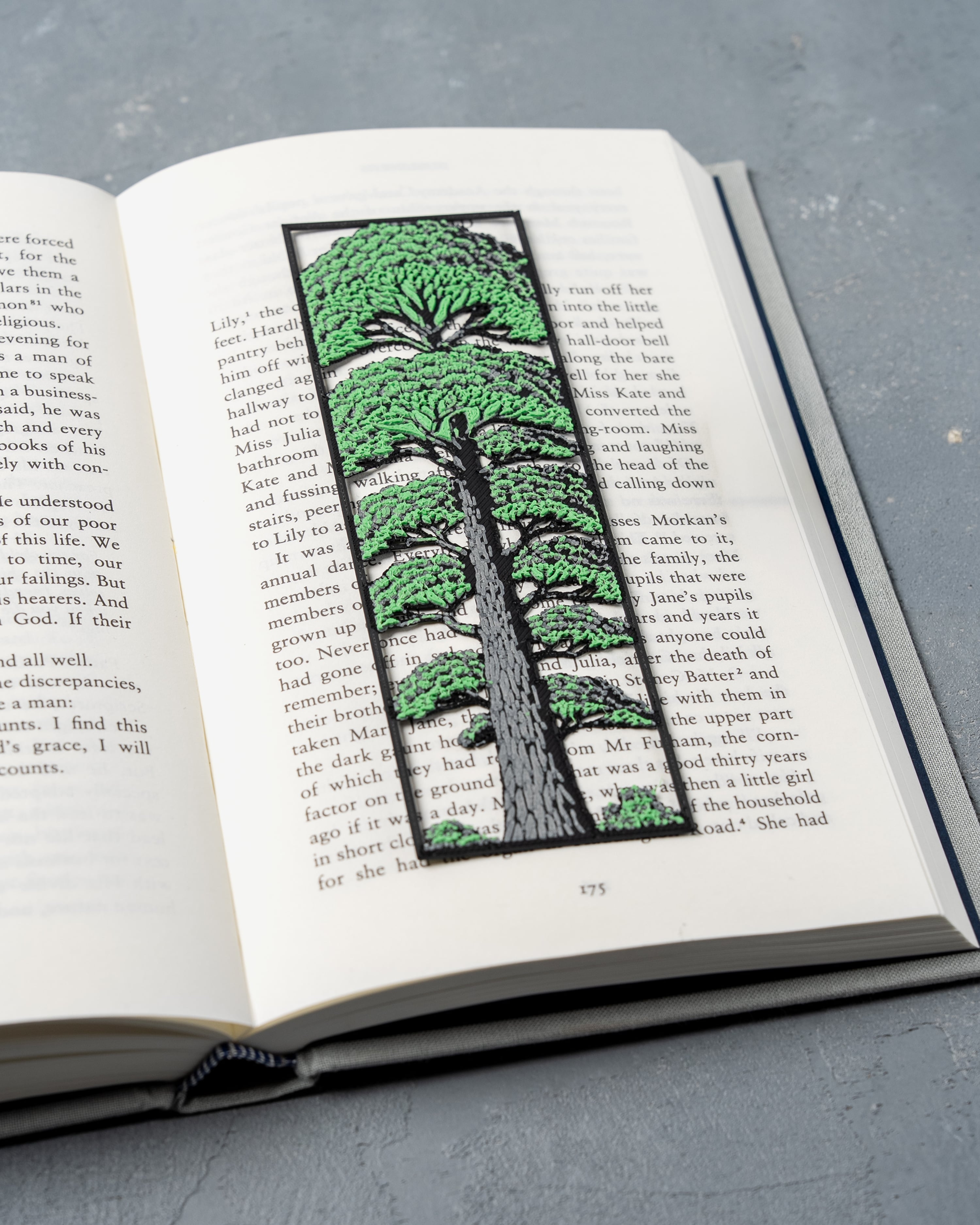 Pine Tree Bookmark 3d model