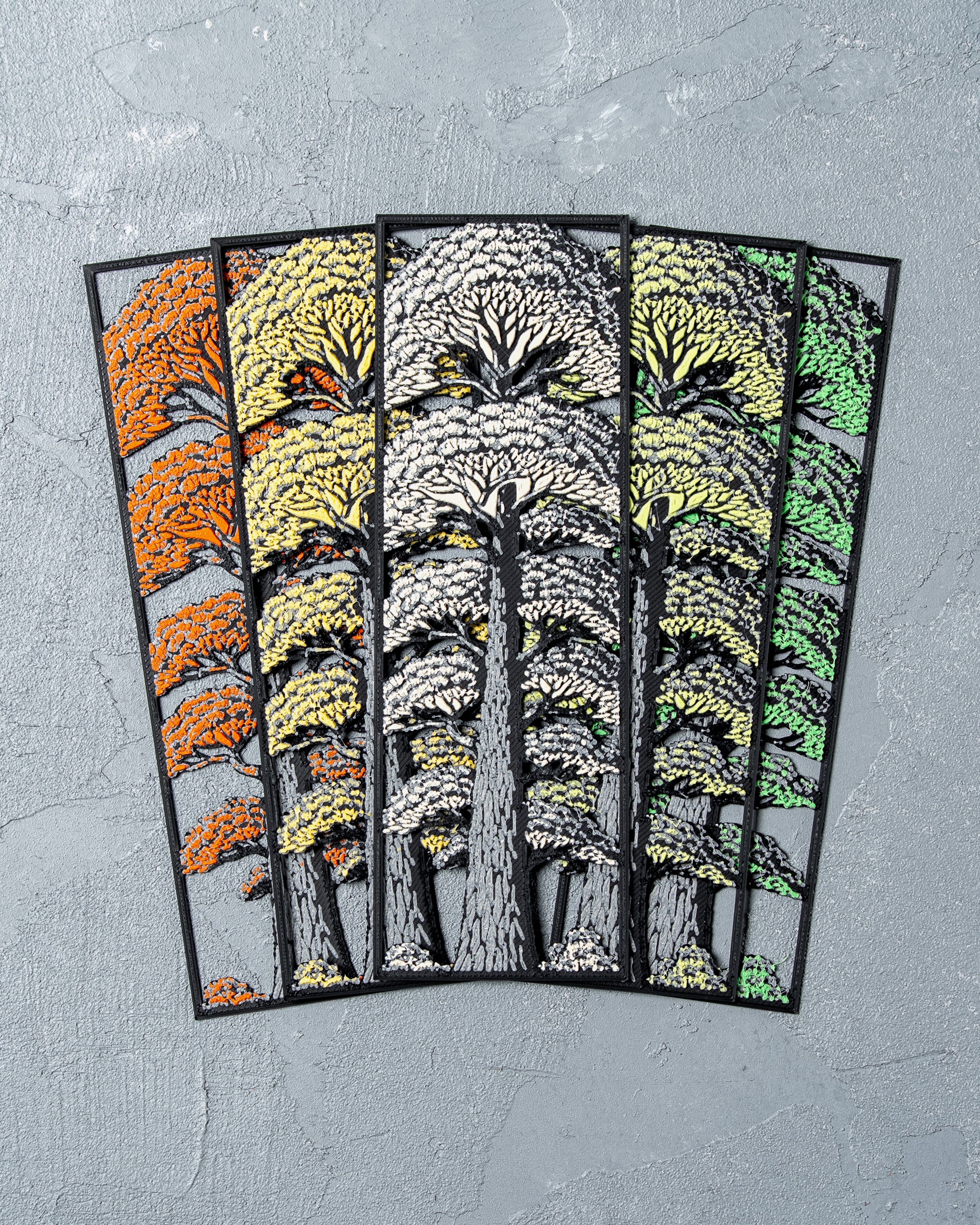 Pine Tree Bookmark 3d model