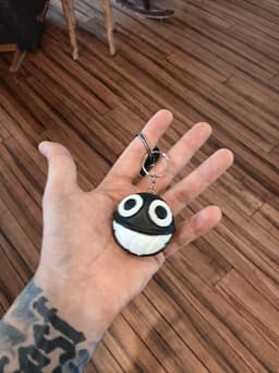 chain chomp keychain 3d model