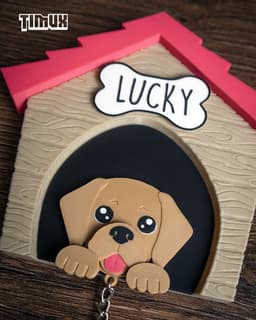 LABRADOR KEYCHAIN SET 3d model