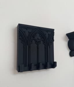 Goth Necklace Holder Key Holder Gothic Home Decor 3d model