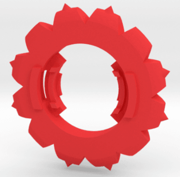 BEYBLADE KNUCKLES | SONIC THE HEDGEHOG SERIES 3d model