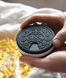 Pill Organizer Fidget - Oreo Style 3d model