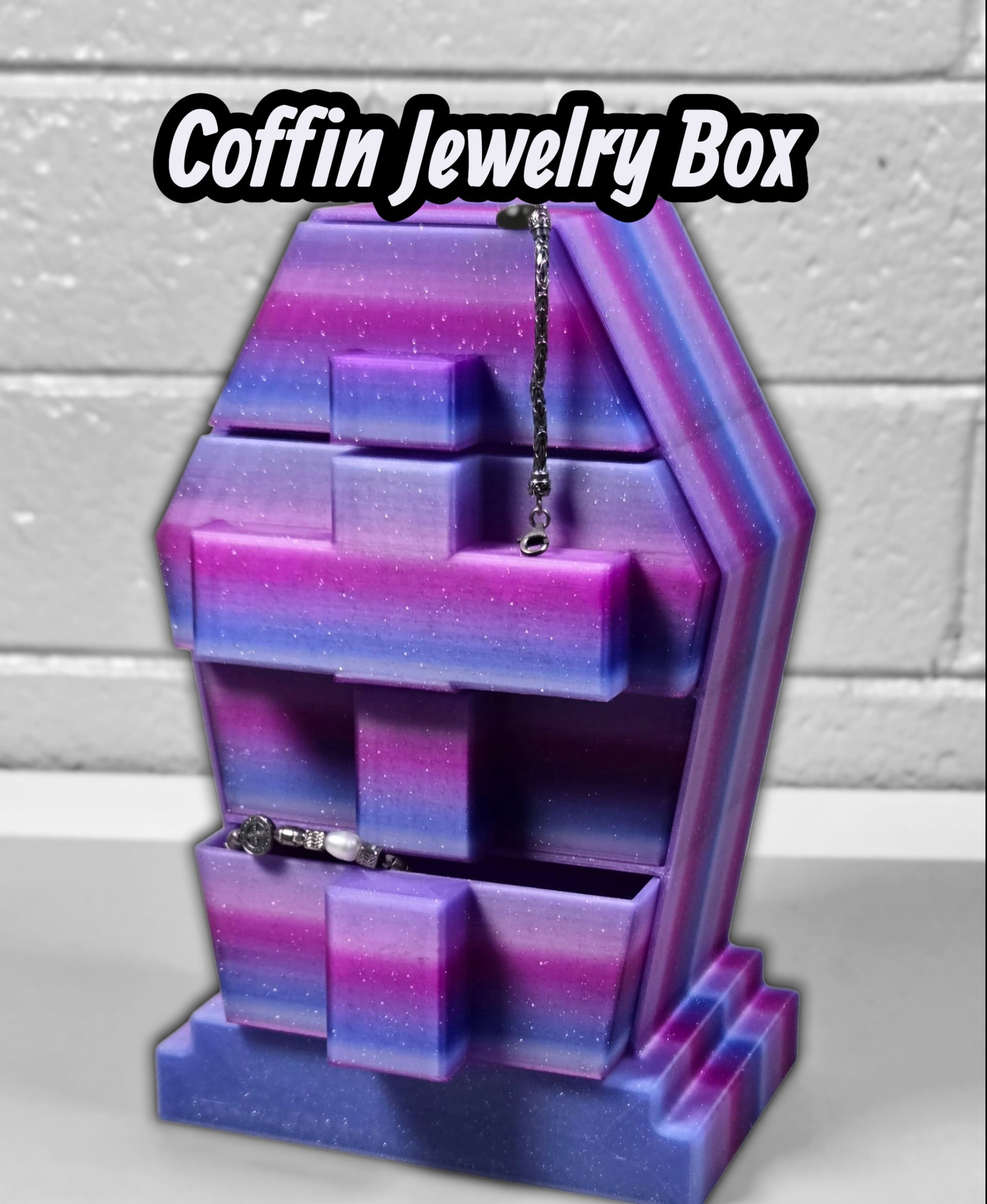 Coffin Jewelry Box 3d model