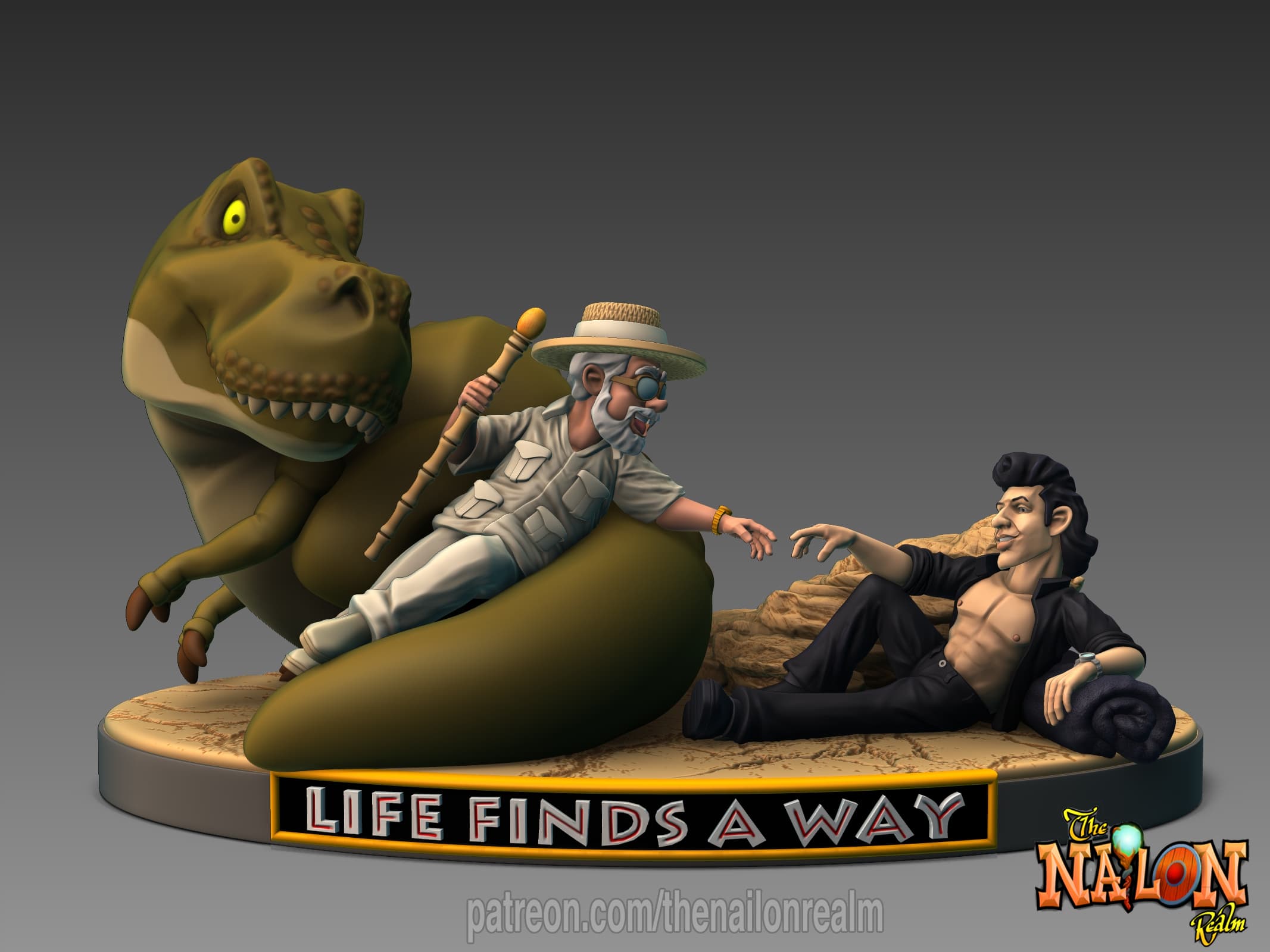 Life Finds a way 3d model