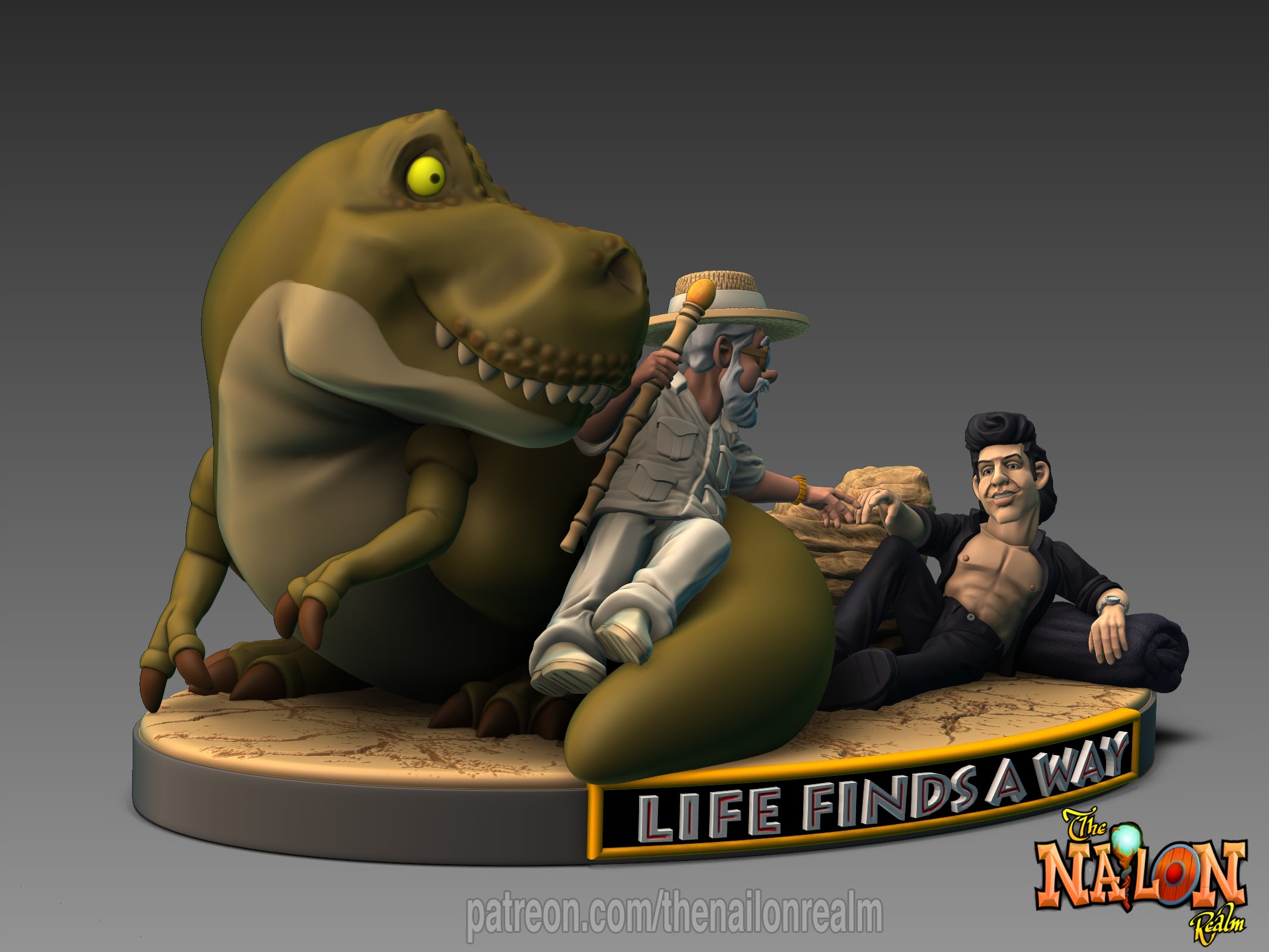 Life Finds a way 3d model