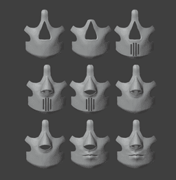 Wasteland Harness Mask 3d model