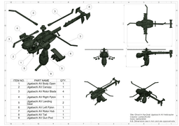 Jigabachi AV Attack Helicopter 3d model