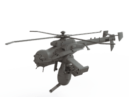 Jigabachi AV Attack Helicopter 3d model