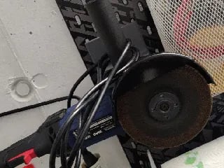 Skadis Angle Grinder Holder - Stronger Remix 3d model