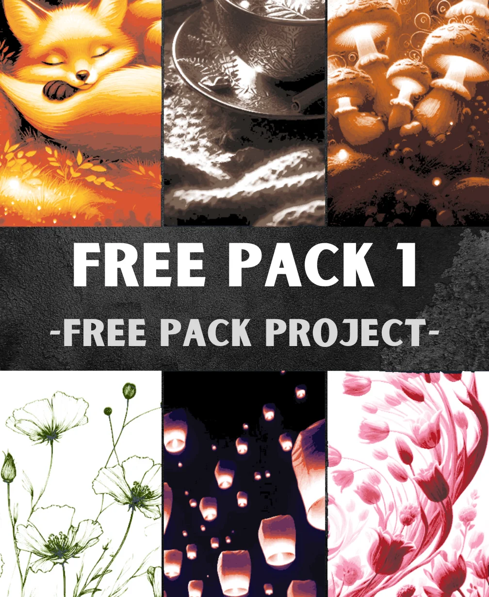 Free Pack #1 (Bookmarks) 3d model