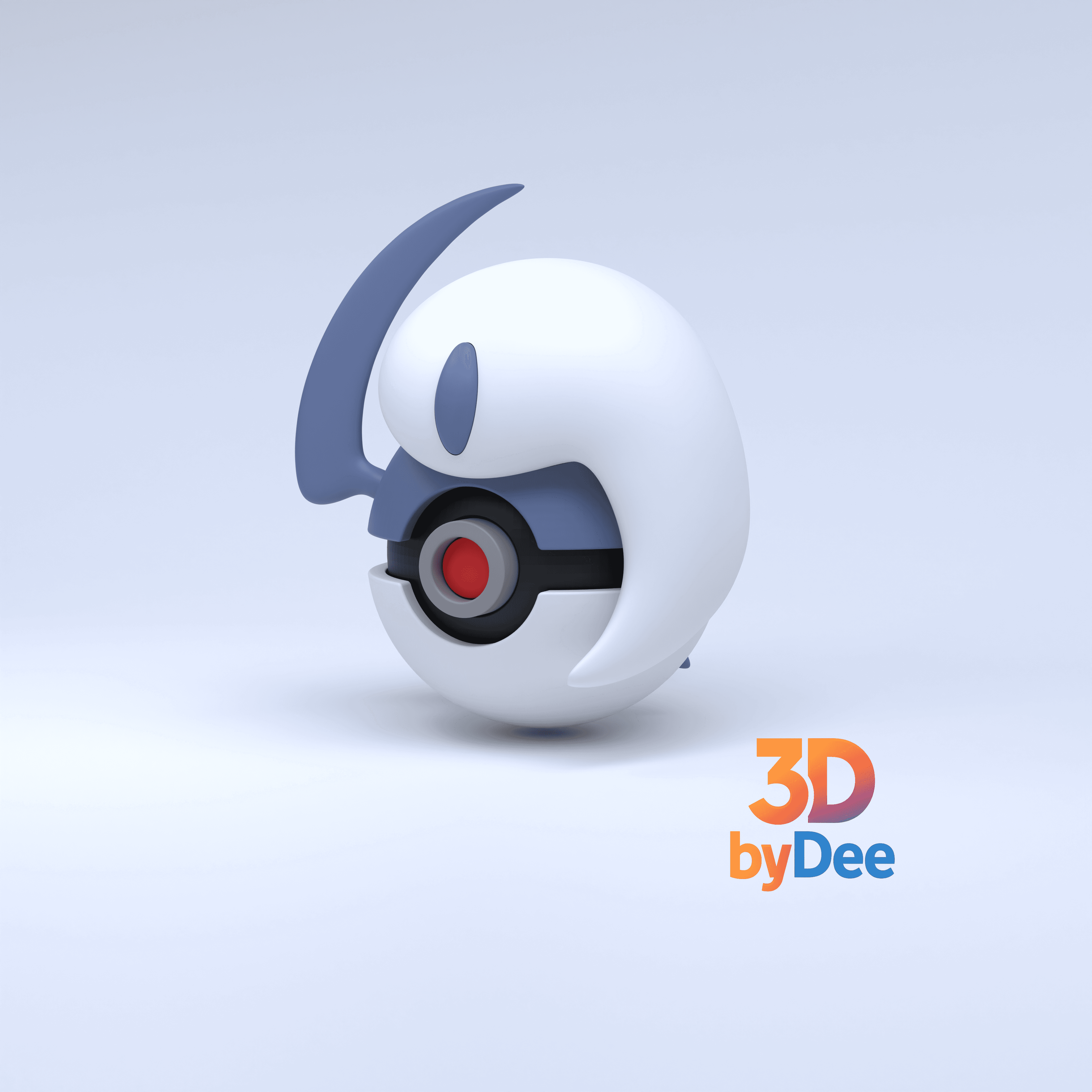 Absol Pokeball 3d model