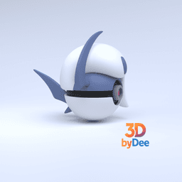 Absol Pokeball 3d model