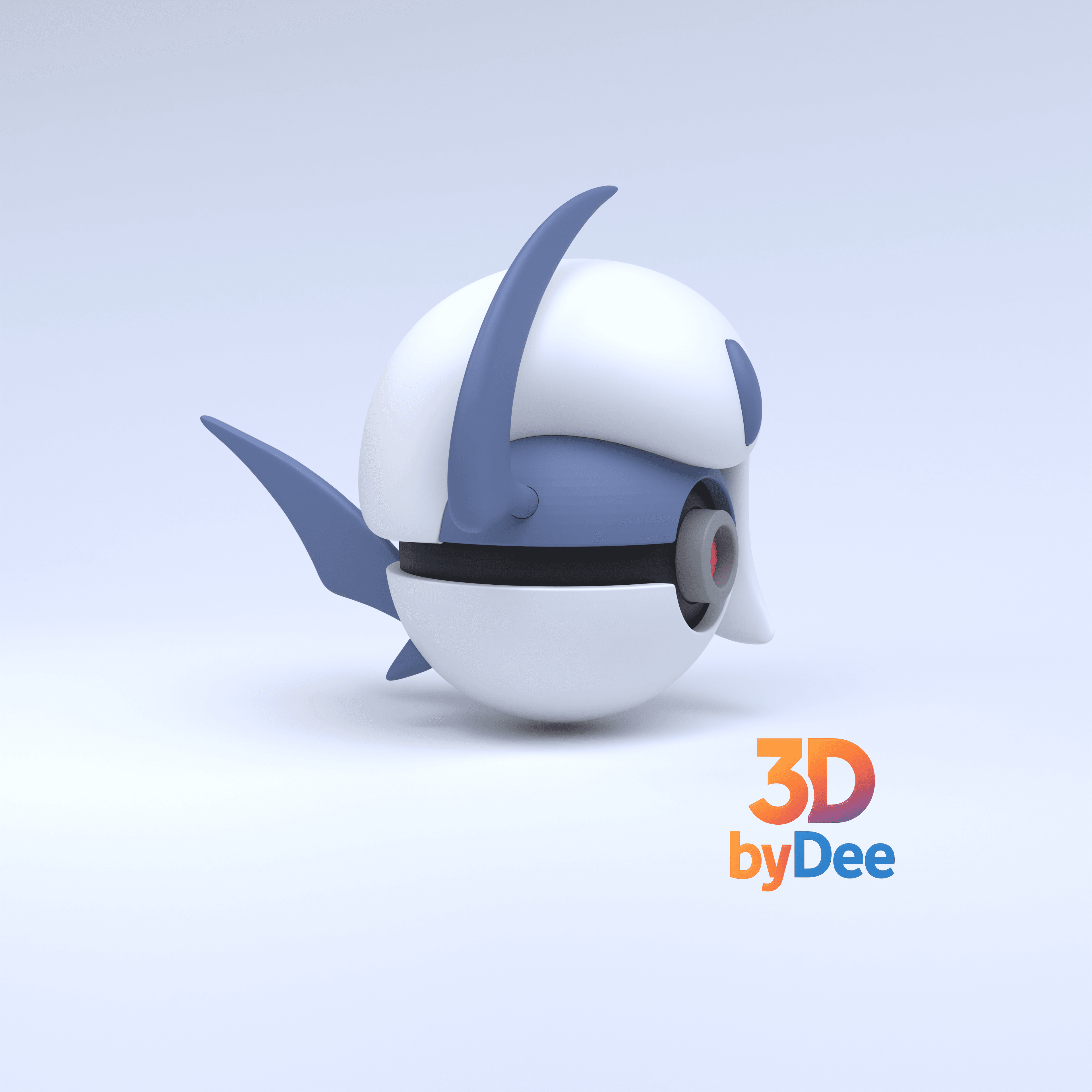 Absol Pokeball 3d model