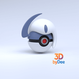 Absol Pokeball 3d model