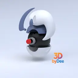 Absol Pokeball 3d model