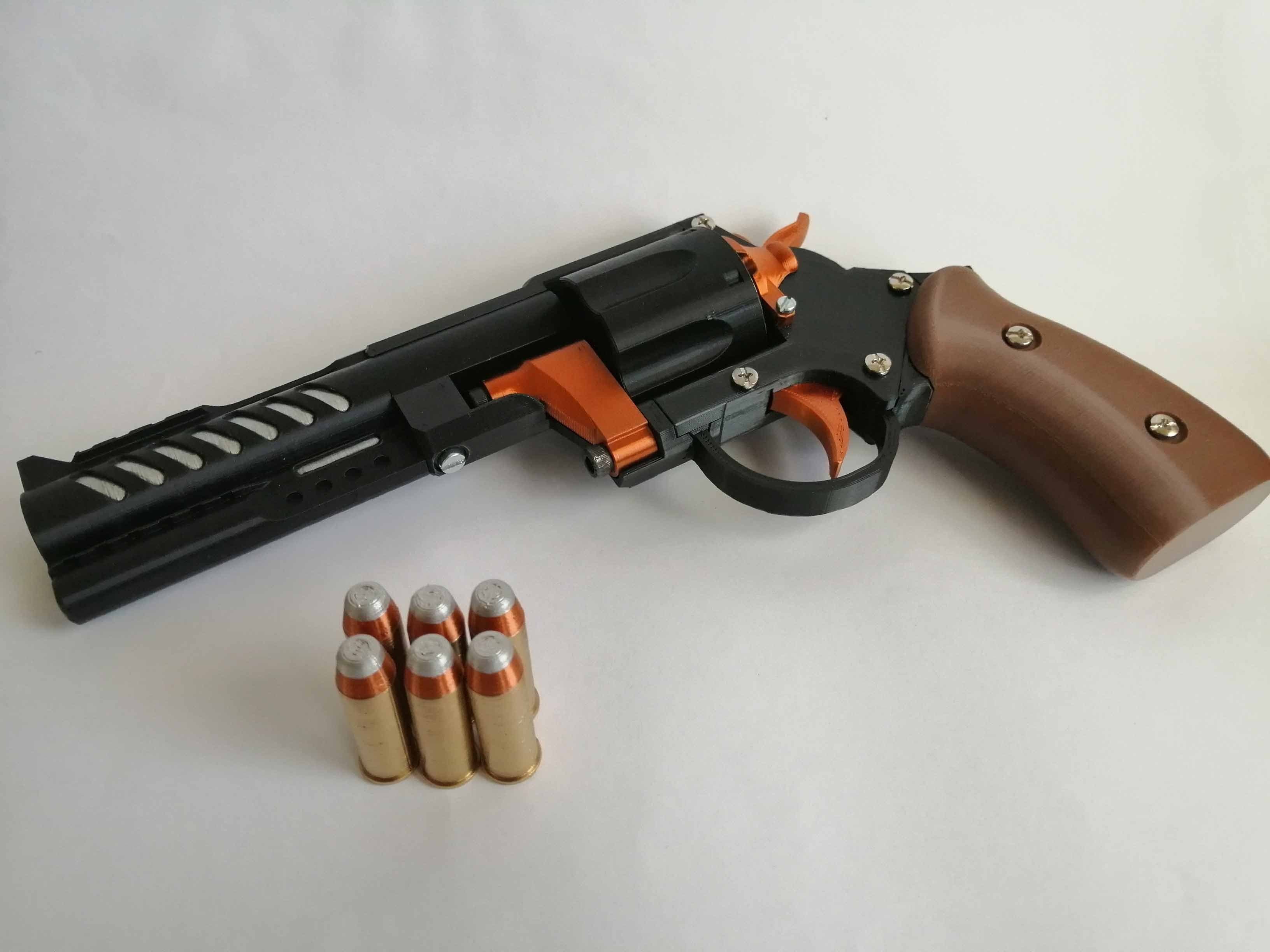 Custom Parts for - Prop Gun | Revolver - Single Action 3d model