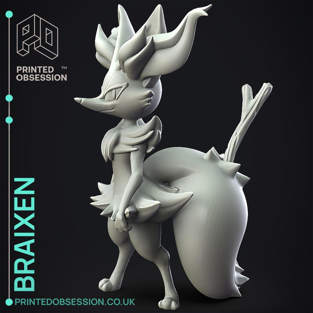 Braixen - Pokemon - Fan Art 3d model