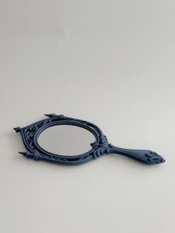 Gothic Cathedral Hand Mirror | Dark Fantasy Vanity Mirror 3D Print 3d model